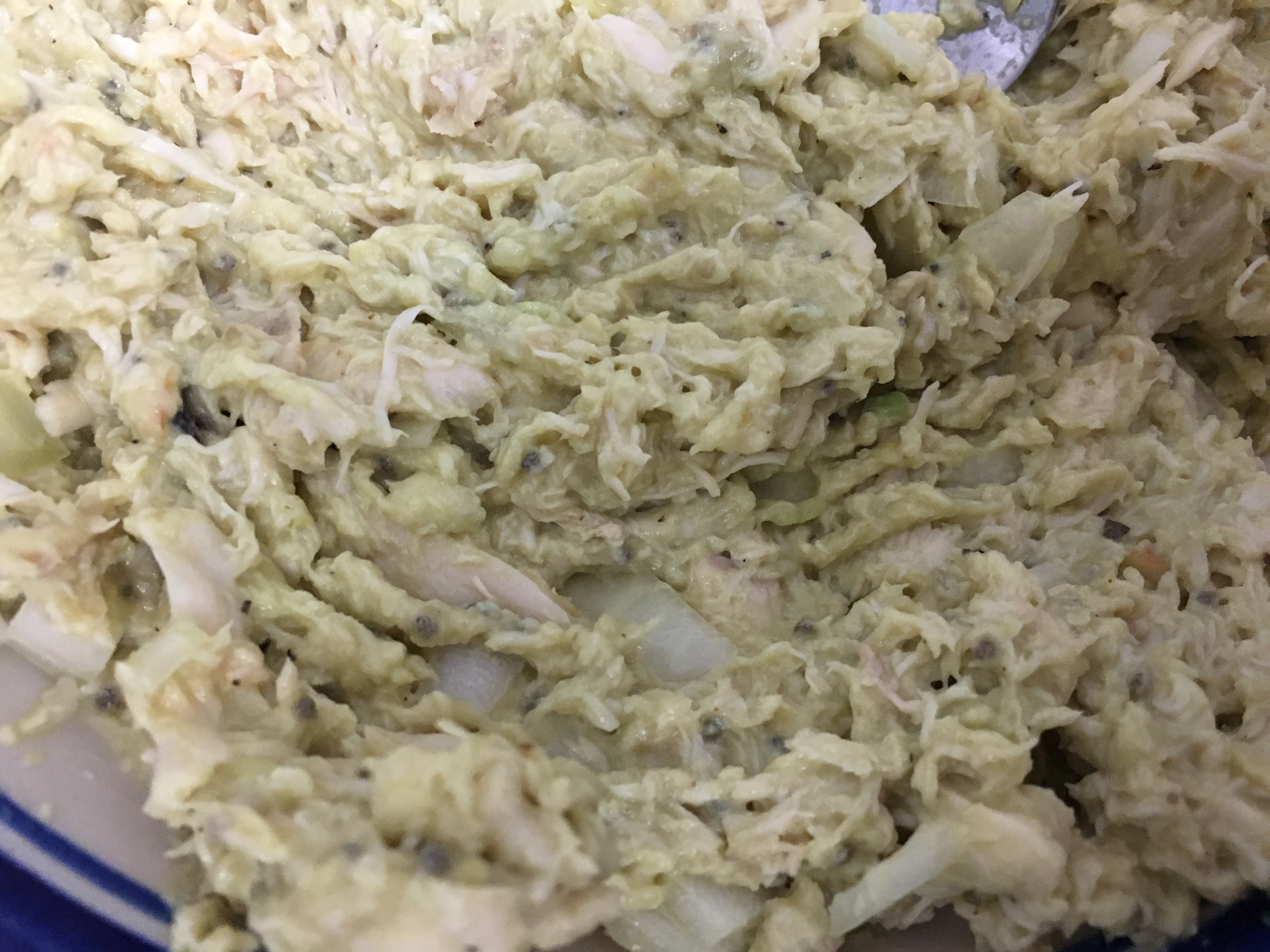 Avocado chicken salad