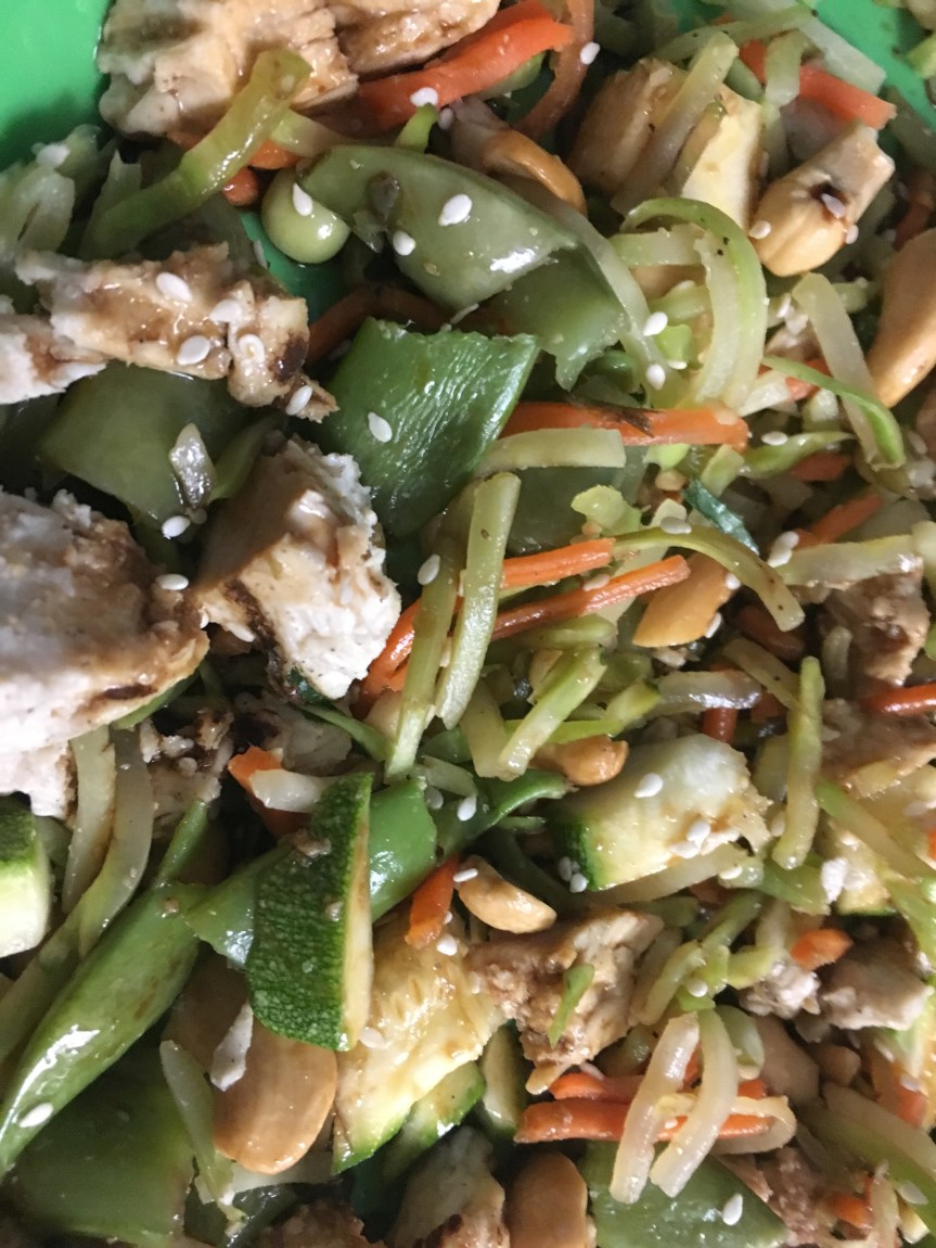 Cashew Chicken Broccoli Slaw