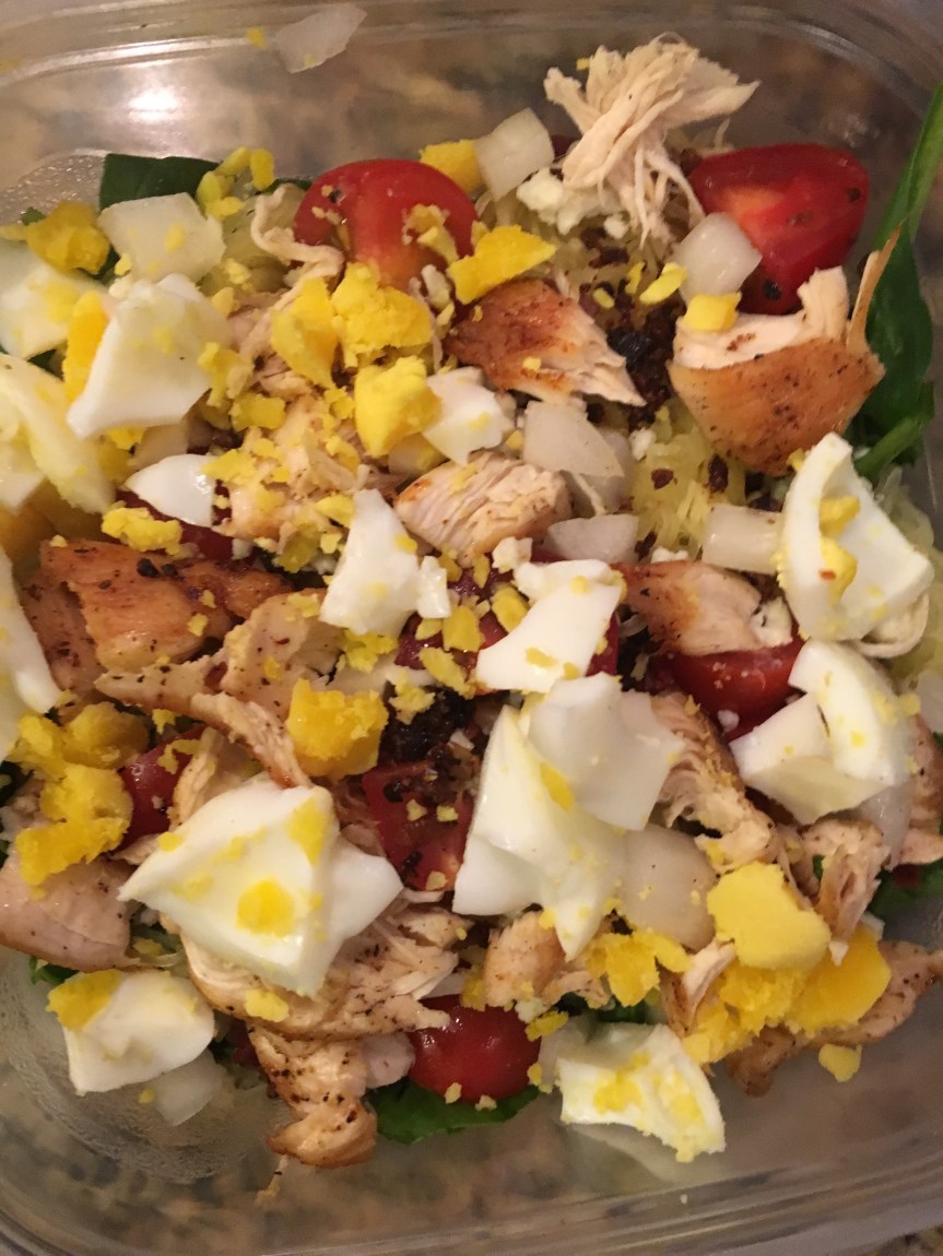Chicken Cobb Spaghetti Squash Salad 2
