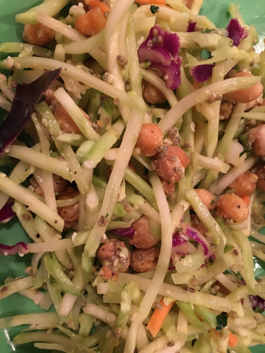 Roasted Chickpea Coleslaw