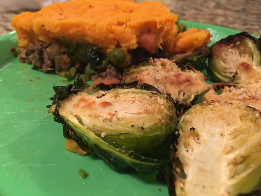 Shepherd’s Pie with Parmesan Brussel&nbsp;Sprouts